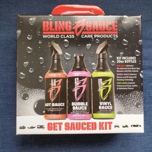 Boat Bling Sauce Cleaning/Detailing Kit for Cars, Boats, RV, Motorcycles 3-Pack